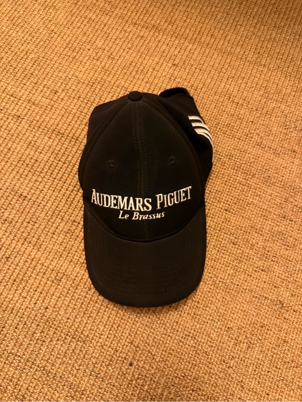 Audemars Piguet Black Cap with White Embroidered Logo